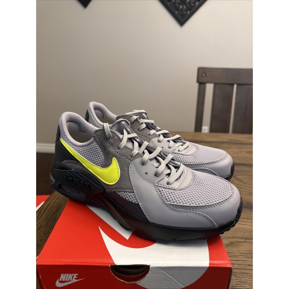 Nike Air Max Excee Grey Yellow Black Men's Size 8.5 ..FZ5486-007…Y7